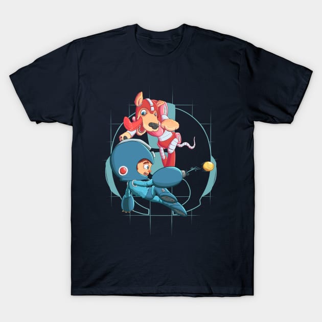 Mega Man T-Shirt by Susto
